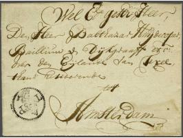 Frisse brief Texel-Amsterdam 30 maart 1755 met pracht afdruk ATP 6 St. stempel