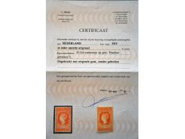 poststukken (ruim 750 ex.) langebalkstempels met Romeinse maandaanduiding alfabetisch op plaatsnaam gesorteerd in doos  