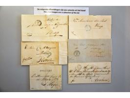 w.b. kleine collectie met o.a. nrs. 130-131 in 6 albums/insteekboeken en jaarsets