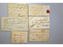 w.b. kleine collectie met o.a. nrs. 130-131 in 6 albums/insteekboeken en jaarsets