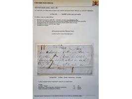 7 poststukken met departementstempels 1811-1813 w.b. combinatie met distributie ZVVAMMERDAM, 122 HEERENVEEN op wikkel met bri