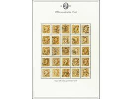 Complete plaatreconstructie van de 15 cent oranje in over het algemeen goede kwaliteit.
