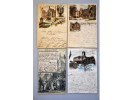 voorlopers vóór 1900 collectie 104 ex. meest litho's in album