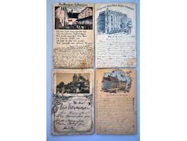 voorlopers vóór 1900 collectie 104 ex. meest litho's in album