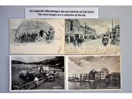 60 ex. oude en zeer oude met beter o.a. serie Salas w.b. doubletten, tevens iets modern in album