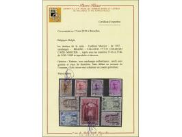 Braine l'Alleud 10 centiem t/m 10 frank, pracht ex. met certificaat Pierre Kaiser 2019, cat.w. 2500