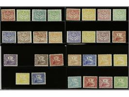 Mechelen-uitgifte 10 centiem t/m 20 frank (inclusief nr. TR102a), pracht ex. (nr. TR113 stomp hoektandje), cat.w. 2000