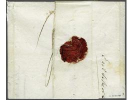  P.120.P ENSCHEDE pracht afdruk op brief 26 Julij 1813 naar De Directie der Israëlitischen Consistorie te Zwolle, 4 St. port 