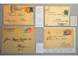 5 cent blauw plaat I pos. 22 op kleinformaat briefomslag van Delden (langstempel achterzijde) 24-3-1854 over Goor naar Devent
