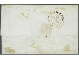 1840 penny black plate 7 lettered AL with red Maltese cross on cover (sender Gardner, Nicholl & Pettigrew Iron mongers & manu
