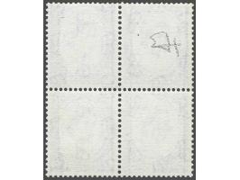 Wilding 1959 3d deep violet - Dollis Hill Phosphor Trial - a block of four on gummed crowns watermarked (sideways left) paper