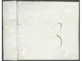  P.121.P. WAGENINGEN pracht afdruk op frisse complete brief 23 augustus 1813 Aan het Consistorie der Israelitischen te Zwolle