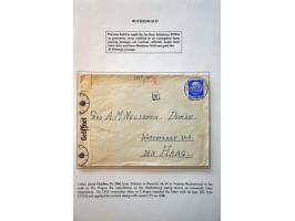 Lev Tolstoj 3 kopeke violet and black with variety imperforated between stamps in block of 4, very fine, cat.v. 900