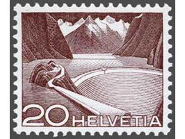 Grimsel Storage Lake 20 centimes brown carmine so called Urtype (Zst. nr. 301), very fine unmounted mint, cat.v. 4200