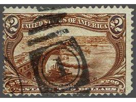 Omaha $2 orange brown Mississippi River Bridge, fine/very fine (decentred), cat.v. $1050 