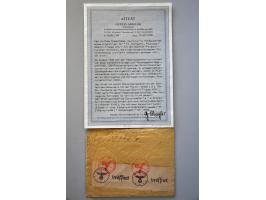 World War II Fieldpost letter (with content, dated 23.10.44) from Atlantikfestung Lorient 15 Kompagnie Festungs-Stam Truppe X