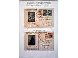 group of 18 postal stationery including better ex. a.o. Baptism of Prince Boris and 1 ex. to Tokyo undeliverable and returned