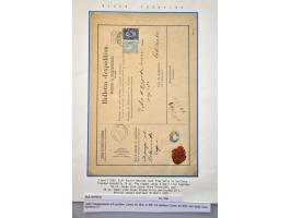 4 parcel postcards 1890-1896 including 1 to Italy in good condition