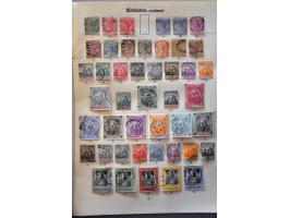 good collection 1852-1935 used with many better ex. and sets on album leaves and stockpage 
