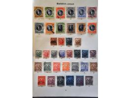 good collection 1852-1935 used with many better ex. and sets on album leaves and stockpage 