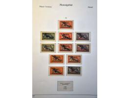 5 cent blauw plaat VI pos. 85 op dun papier met velrand, pracht ex. met volle originele gom, cat.w. 600