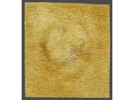 10 cent rood plaat X op dun papier, postfris met originele bruinige gom en certificaten Muis 2001 en Vleeming 2016, cat.w. 22