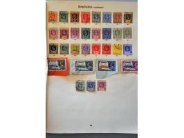 collection 1890-1935 used with better ex. on album leaves and stock page 