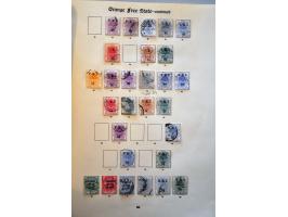 including Griqualand, Transvaal, Orange Free State, Zululand, etc. collection used with many better ex. including 2 certifica