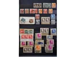 62 danish stamps 1910-1966 with Farøer cancellations