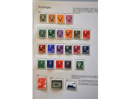 collection 1855-1961 used and * with better material in good quality on album leaves