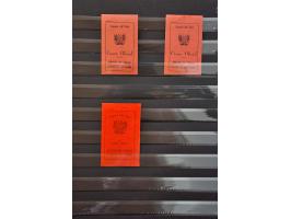 Cierre Oficial stamps, specialised collection with a.o. tête-bêche pairs, inverted shields etc. on stockcards