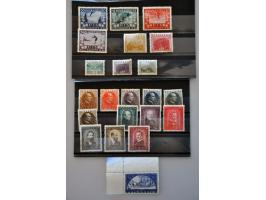 better stamps and sets 1930's ** including WIPA Mi. no. 555A and FIS on 3 stockcards