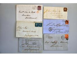 postal history from 1840 onwards with better items, including Mulready caricature unused average quality with cert. Karl Loui