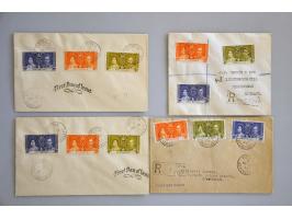earlier fdc's (between 1937 and 1967), 1st recorded incoming airmail cover (1926) and 3 Hongkong RAF flights 1936 