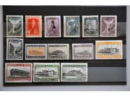 1927 issue Mi. nos. 304-317 * on stockcard