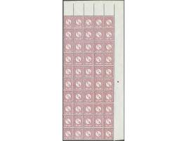 collection bank cheques franked with postage stamps in binder