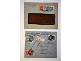 2½ cent lila tanding 12½ x 12 grote gaten, pracht ex. met certificaat Vleeming 2016, cat.w. 950 