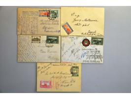 5 cent blauw plaat III pos. 11-12 in paar en 10 cent rood plaat IV pos. 57 op vouwbrief van Rotterdam 25-9-1858 naar Gent, pr