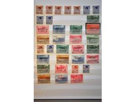 136 - Amsterdam-Emmerik - iets onduidelijk in rood op 3e emissie 25 cent op fragment, pracht ex. met certificaat Vleeming 201
