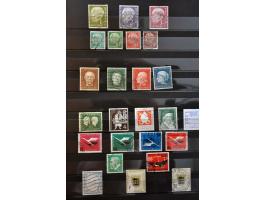 Briefkaart 5 cent prinses Wilhelmina Vaals-Aschaffenburg 17 feb 92 en retour Vaals 24 mrt 92, achterzijde hotelbedrukking als