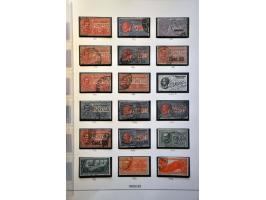 Luchtpost divers w.b. ELTA kaarten, 2 briefstukjes met van der Hoopstempels (o.a. op 131), luchtpostvignetten jaren '20/'30 e