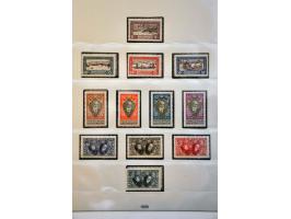 1 gulden lila en rood, vrijwel pracht ex. tanding zie foto, cat.w. 2100
