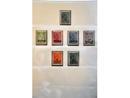 1 gulden lila en rood, vrijwel pracht ex. tanding zie foto, cat.w. 2100