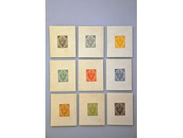 5 cent blauw plaat VI pos. 76 op dun papier met hoekvelrand, pracht ex. (onbeduidend vouwtje in marge) met certificaat Vleemi