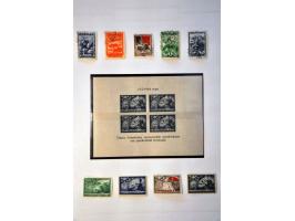 10 cent wijnrood pos. 66-67 in paar met certificaat Vleeming 2014 (linker ex. origineel gomkreukje), cat.w. 900