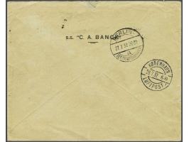 Polarfahrt 2 mark blue on cover from Königsberg 27-7-1932 to Hornbæck (Denmark), fine/very fine (cover 2 small creases at lef