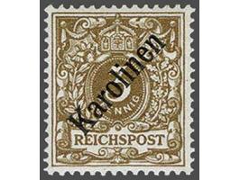 3 pfennig orange brown with diagonal overprint, fine/very fine (small thin spot in perf. at top) with 2019 Michael Jäschke-La