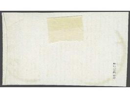 Kaiseryacht 5 mark green black and carmine without watermark on piece, very fine used and signed Bothe, cat.v. 600