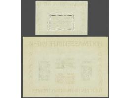 Flood Relief mini sheets 5-18 francs and 25 francs, very fine unmounted mint, cat.v. 1600