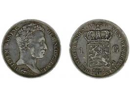 Willem I 1 gulden 1824, Sch. 264 f-zf